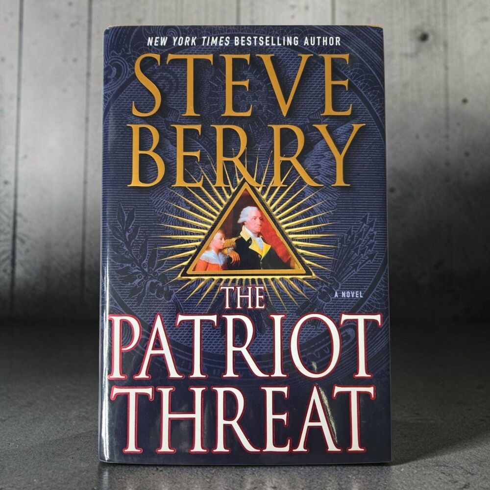 Steve Berry The Patriot Threat Hardcover First Edition 2015 Cotton Malone #10